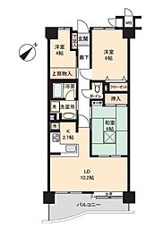 南浦和ガーデンハウス 3LDKの間取図画像