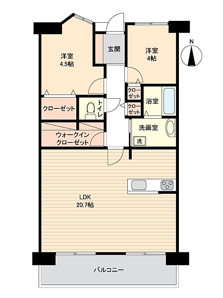間取りを拡大表示