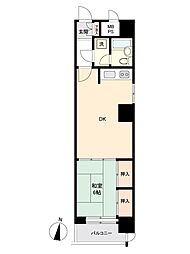 ライオンズマンション春日町第2 1DKの間取図画像