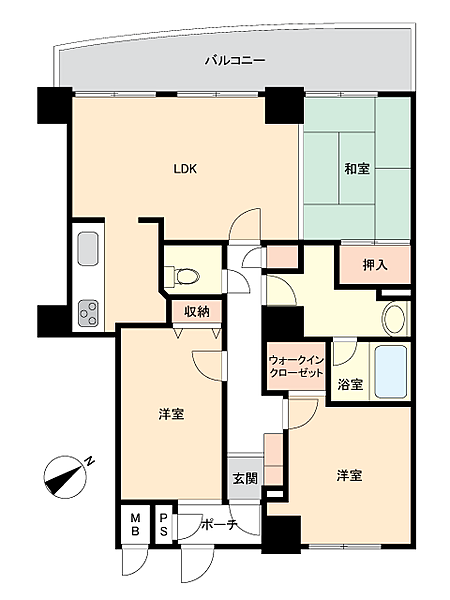間取りを拡大表示