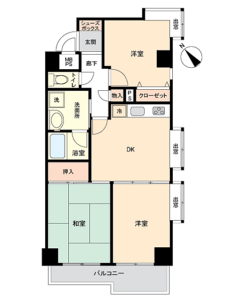 間取りを拡大表示