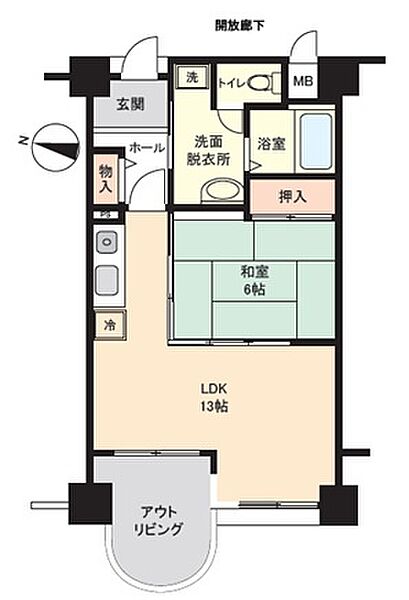 間取りを拡大表示
