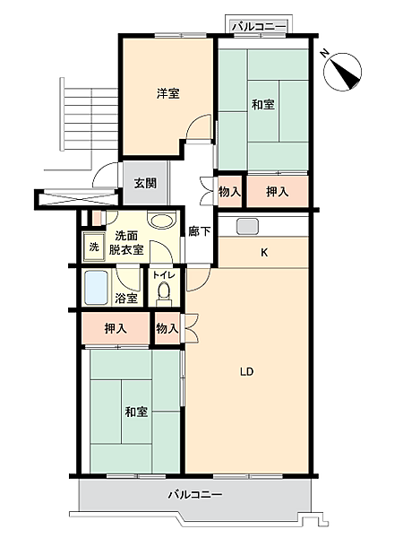 間取りを拡大表示