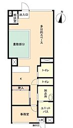 メゾンファミール岐阜 ワンルームの間取図画像