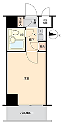 グローリア初穂椎名町 1Kの間取図画像