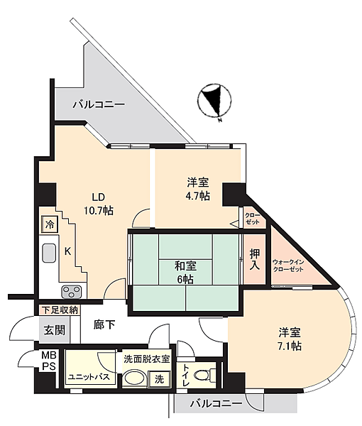 間取りを拡大表示