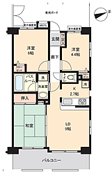 ライオンズマンション小作新町南公園 3LDKの間取図画像