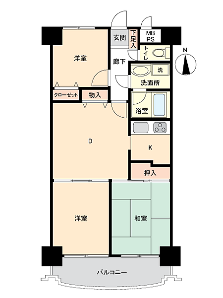 間取りを拡大表示