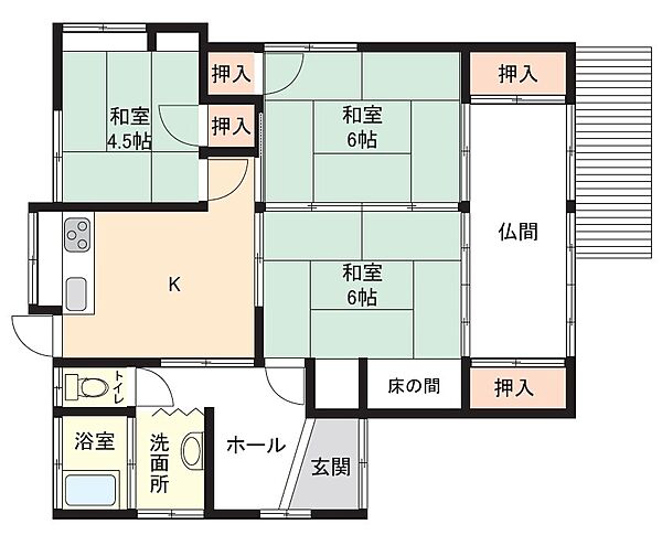 間取りを拡大表示