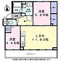 アールリエット武蔵境2号棟4階13.2万円