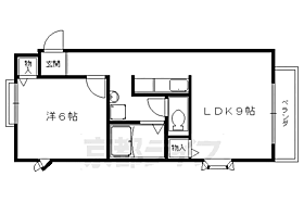 京都府京都市北区大宮南箱ノ井町（賃貸アパート1DK・1階・30.69㎡） その2