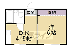 ハイムこけん 202 ｜ 京都府京都市東山区渋谷通本町東入4丁目鐘鋳町（賃貸アパート1DK・2階・24.30㎡） その2