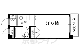 京都府京都市上京区烏丸通上御霊前上る内構町（賃貸マンション1K・4階・16.00㎡） その2