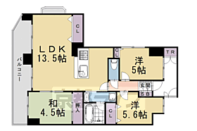 京都府京都市下京区仏光寺通醒ケ井西入荒神町（賃貸マンション3LDK・2階・72.21㎡） その2