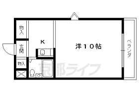 川端ハイツ 419 ｜ 京都府京都市左京区一乗寺西水干町（賃貸マンション1K・4階・23.00㎡） その2