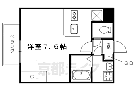 ヴィラ・クライネ 105 ｜ 京都府京都市左京区黒谷町（賃貸アパート1K・1階・24.03㎡） その2