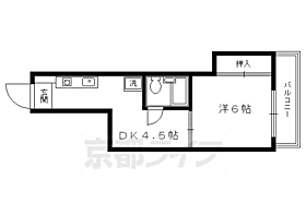 京都府京都市上京区今出川通智恵光院東入元北小路町（賃貸マンション1DK・4階・25.00㎡） その2