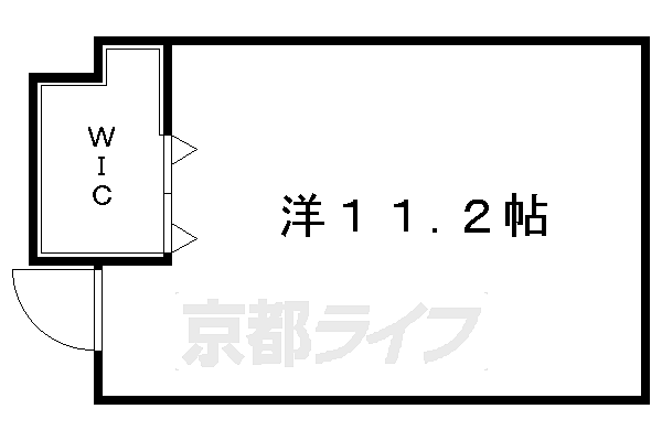 Ｃａｓａ　Ｍｉａ　北白川 16｜京都府京都市左京区北白川山田町(賃貸マンション1R・2階・18.20㎡)の写真 その2