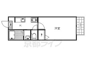 グランツ山田 202 ｜ 京都府京都市東山区泉涌寺東林町（賃貸アパート1K・2階・25.60㎡） その2