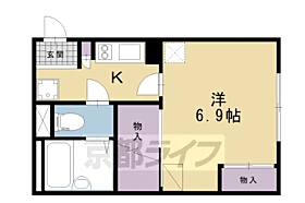 京都府京都市下京区猪熊通仏光寺上る瀬戸屋町（賃貸アパート1K・1階・19.87㎡） その2