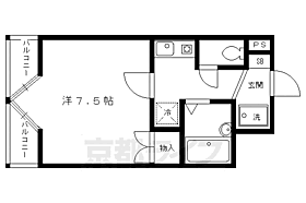 京都府京都市北区鞍馬口通室町西入長乗東町（賃貸マンション1K・3階・20.63㎡） その2