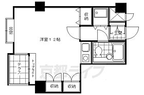 京都府京都市中京区竹屋町通油小路西入橋本町（賃貸マンション1R・1階・31.19㎡） その2