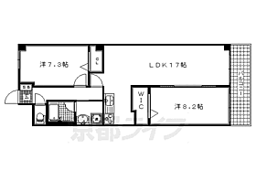 京都府京都市上京区室町通武者小路下る東入福長町（賃貸マンション2LDK・2階・75.14㎡） その2