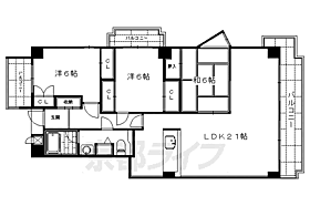 京都府京都市中京区堺町通竹屋町下る絹屋町（賃貸マンション3LDK・5階・85.44㎡） その2