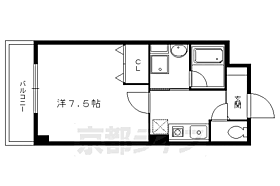 Ｓ．Ｂｌｖｄ．一乗寺 102 ｜ 京都府京都市左京区一乗寺清水町（賃貸マンション1K・1階・25.20㎡） その2