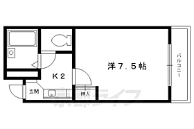 京都府京都市北区紫竹大門町（賃貸マンション1K・4階・21.00㎡） その2