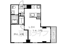 京都府京都市東山区三条通神宮道東入3丁目東町（賃貸マンション1LDK・2階・43.20㎡） その2