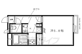 京都府京都市下京区油小路通万寿寺下る上金仏町（賃貸アパート1K・1階・20.28㎡） その2