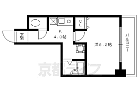 京都府京都市上京区今出川通智恵光院東入元北小路町（賃貸マンション1K・7階・30.50㎡） その1