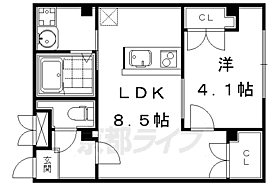 京都府京都市下京区中堂寺櫛笥町（賃貸マンション1LDK・1階・30.01㎡） その2