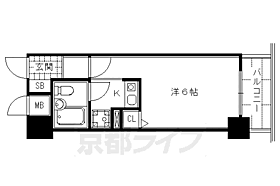 京都府京都市下京区河原町通四条下る東入順風町（賃貸マンション1K・12階・17.68㎡） その2