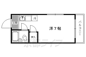 京都府京都市北区紫竹下竹殿町（賃貸マンション1K・3階・19.23㎡） その2