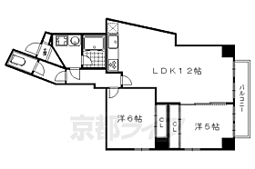 ｗａｖｅ 106 ｜ 京都府京都市左京区吉田牛ノ宮町（賃貸マンション2LDK・2階・55.00㎡） その2