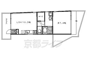 京都府京都市上京区上御霊前通室町西入竹園町（賃貸マンション1LDK・2階・39.14㎡） その2