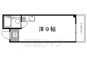 京都府京都市上京区椹木町通智恵光院西入中務町（賃貸マンション1R・2階・24.00㎡） その2