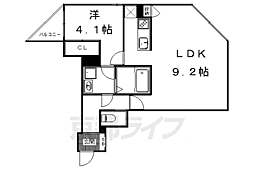 ブランネージュ銀閣寺道 4階