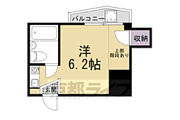 上村ビル 1Kの間取図画像