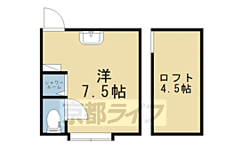 ＣＯＣＯＹＡ 2階ワンルームの間取り