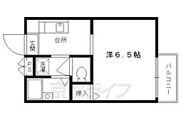 博友館 1階1Kの間取り