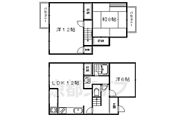 ハイツエンペラー下鴨泉の森 1階3LDKの間取り