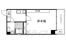 ＢＡＵＨＡＵＳ北白川 2階1Kの間取り