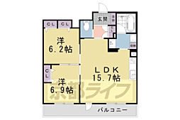 京都地下鉄東西線 椥辻駅 徒歩7分 2階/-