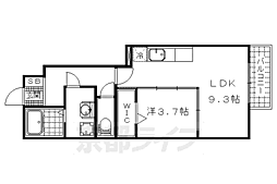京都地下鉄東西線 小野駅 徒歩8分 1階/-