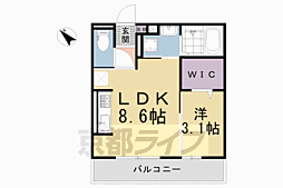 近鉄京都線 上鳥羽口駅 徒歩6分 2階/-