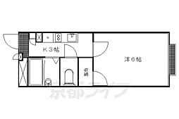 レオパレス清水 1Kの間取図画像