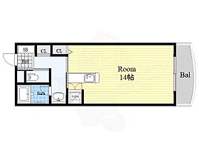 大阪府吹田市山田西４丁目（賃貸マンション1R・8階・34.10㎡） その2